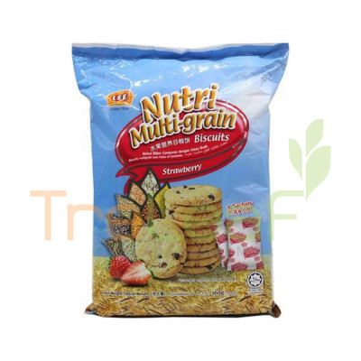 LEE NUTRI MULTI-GRAIN STRAWBERRY BISCUITS (160GX24)