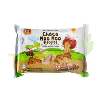 LEE CHOCO MOO MOO BISCUITS (160GX24)