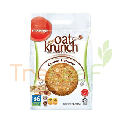MUNCHY'S OATKRUNCH CHUNKY ORGANIC HEZELNUT (416GX12)