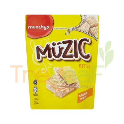 MUNCHY'S MUZIC CHEESE WAFER BITES (150GX24)