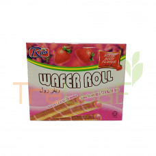 RICO WAFER ROLL STRAWBERRY (100GX24)