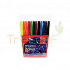 STATIONERY DOLPHIN MAGIC COL. PEN (DOL-WCM12) N.P (12S)
