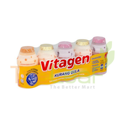 VITAGEN LESS SUGAR ASSORTED 125ML