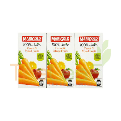 MARIGOLD 100%  FRUIT JUICE CARROT M.FRUIT 200ML