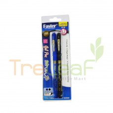 STATIONERY FASTER GEL PEN SP072-BL/BK *BC- (SP072-BLBK)