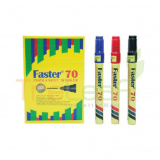 STATIONERY FASTER PERM MARKER 70 3S-MIX *BC- (M70-3M)