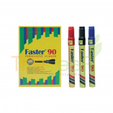 STATIONERY FASTER PERM MARKER 90 3S-MIX *BC- (M90-3M)
